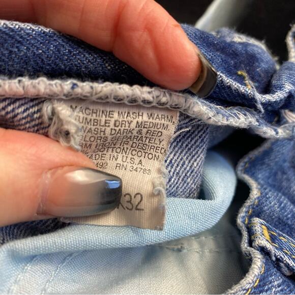 Vintage Lee High Rise Mom Jeans Size 30 - Picture 8 of 9